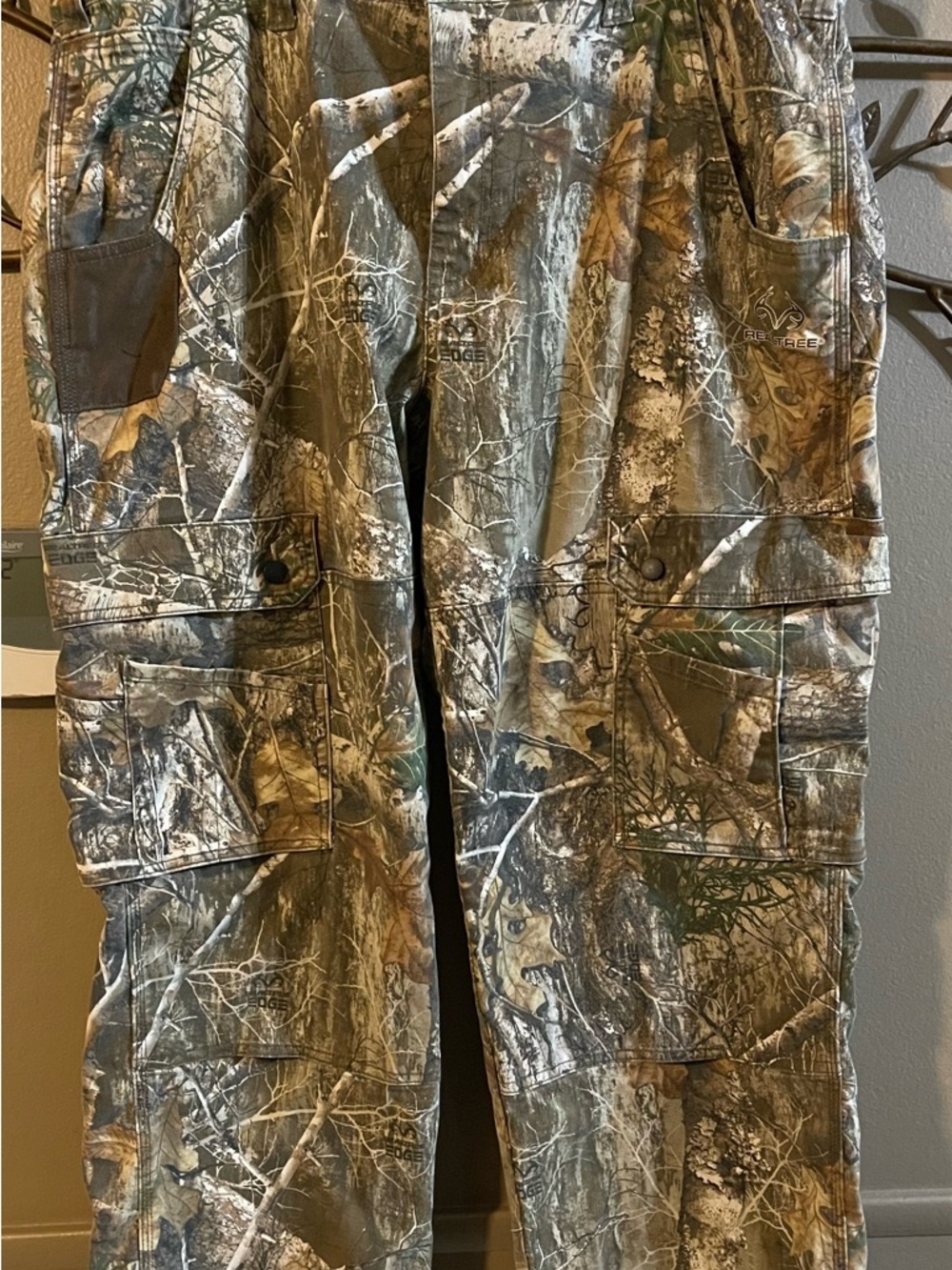 Realtree Camouflage Cargo Pants - Green, Brown, Tan
